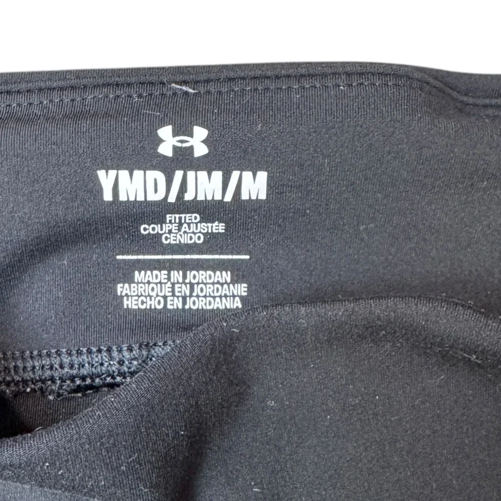 Under Armour Youth Girls Black Flare Athletic Pants Size M